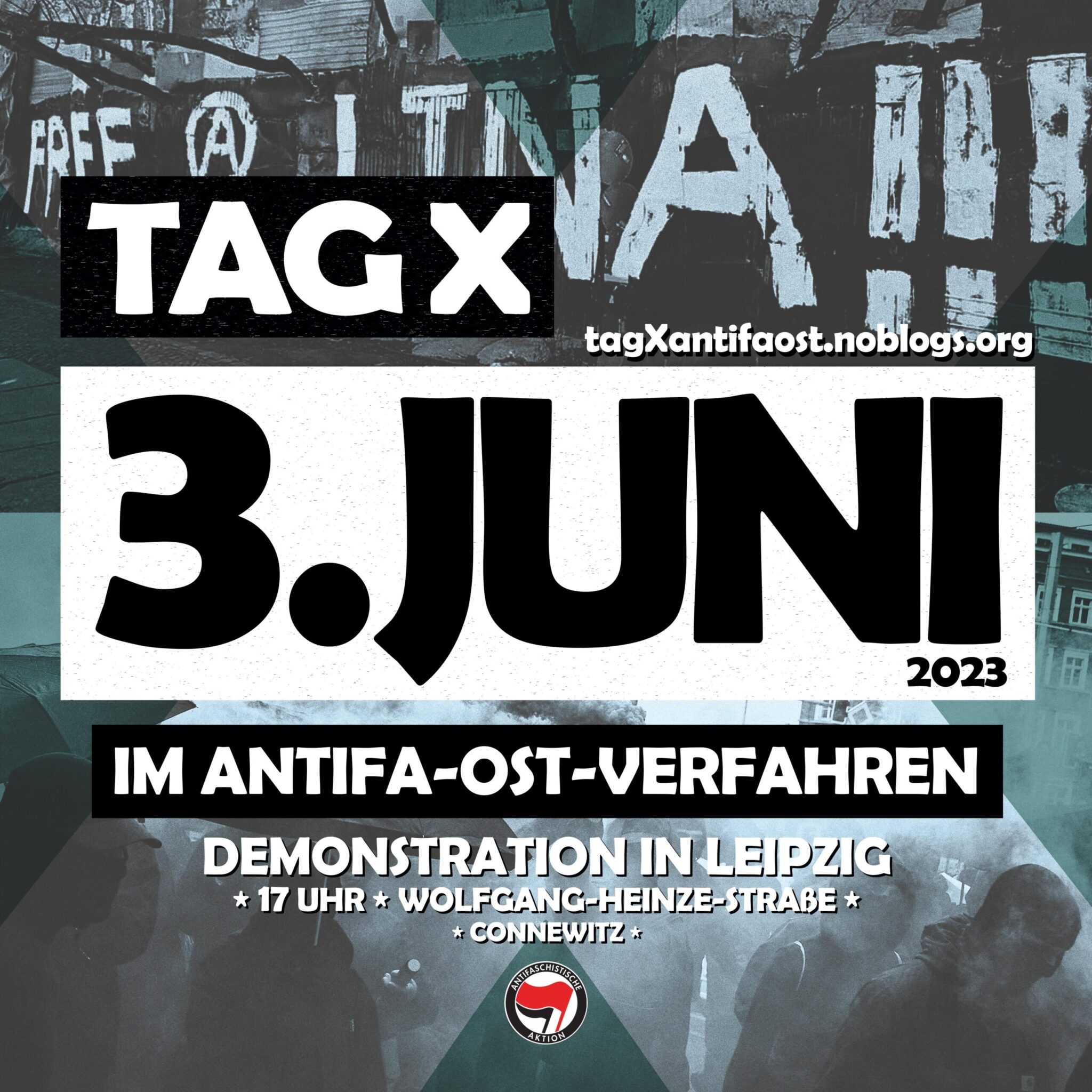 Tag-X Demo: Soli-Antifa-Ost - PLANLOS-Leipzig