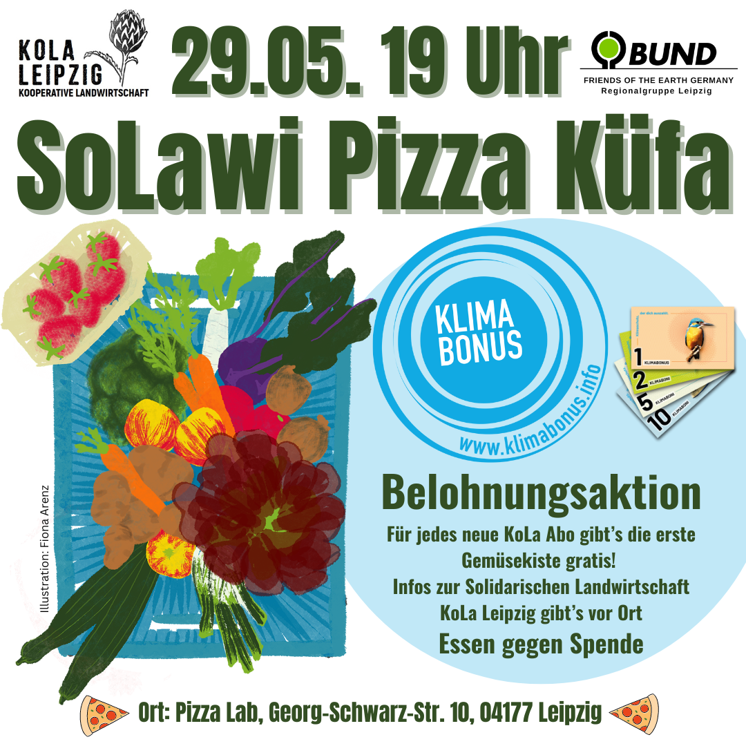 Pizza Küfa mit der KoLa Leipzig