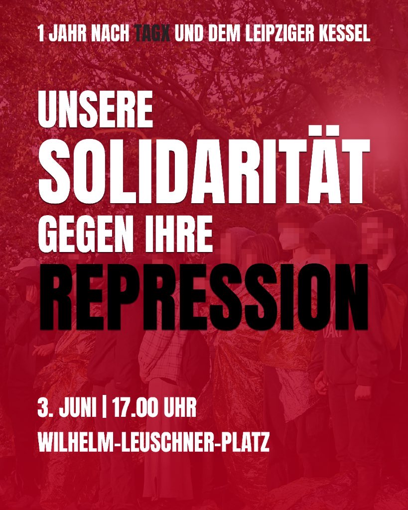 UNSERE SOLIDARITÄT GEGEN IHRE REPRESSIONEN