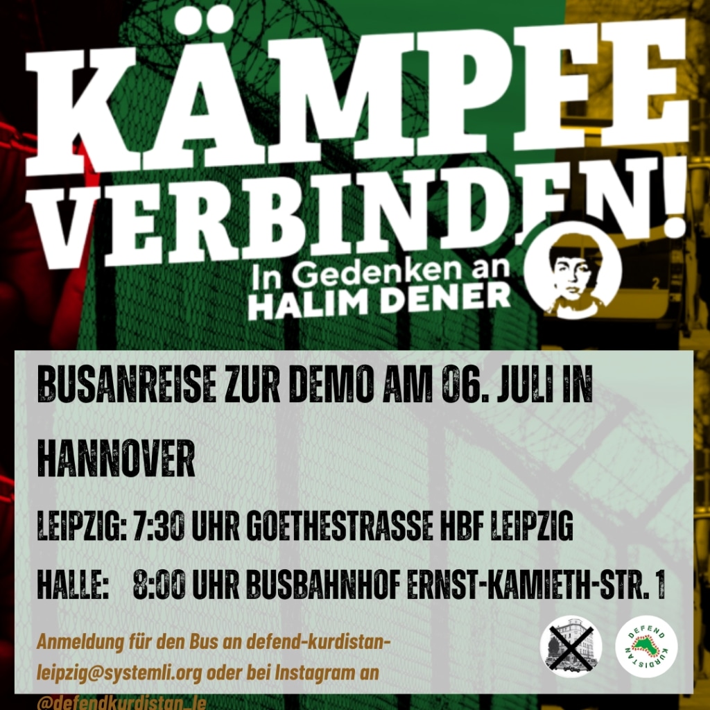 Busanreise: „Kämpfe verbinden!“ zum 30. Todestag von Halim Dener – Gemeinsam nach Hannover!