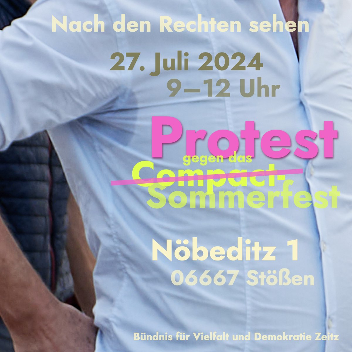 [entfällt] Protest gegen das rechtsextreme Sommerfest in Nöbeditz