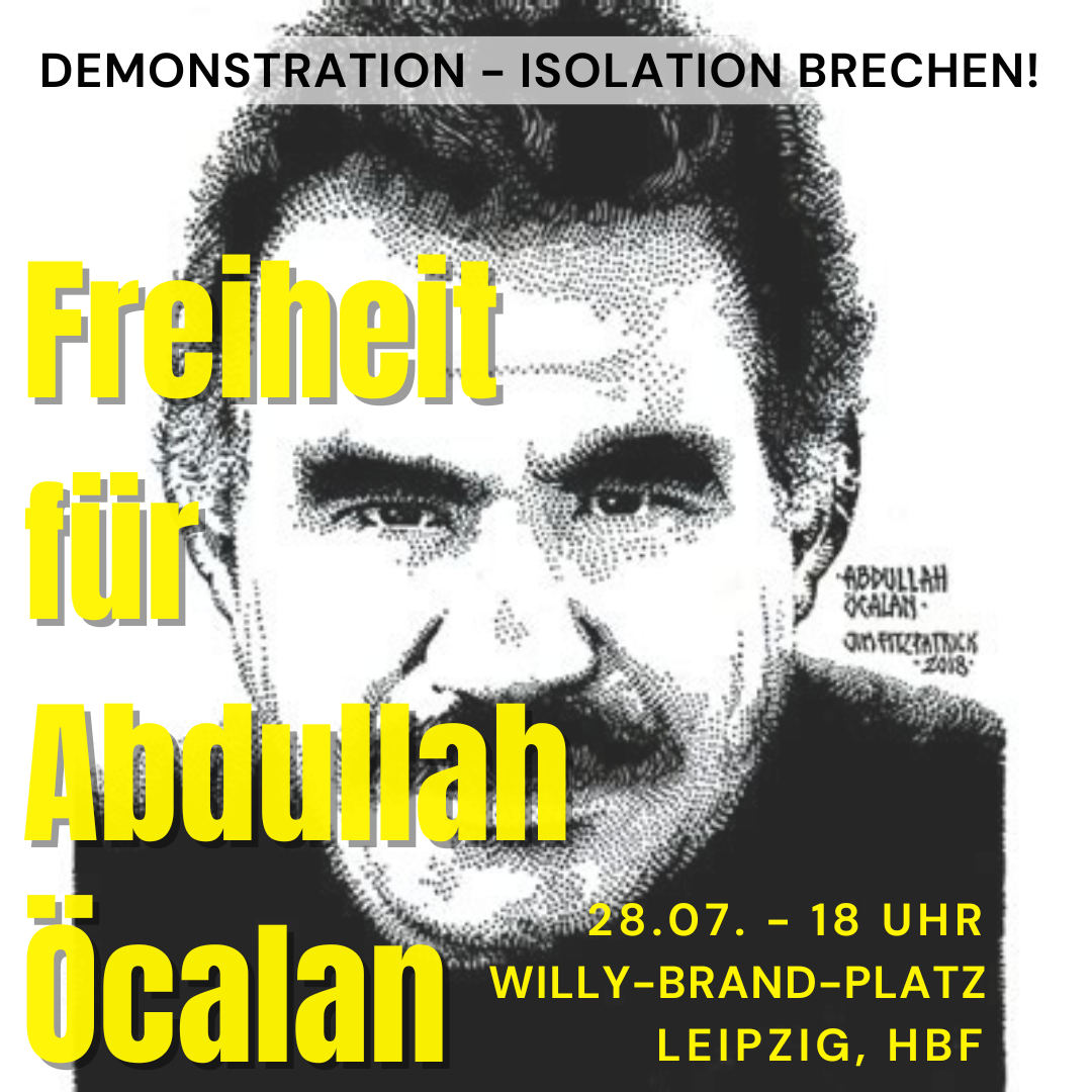 Demonstration für die Freiheit von Abdullah Öcalan!