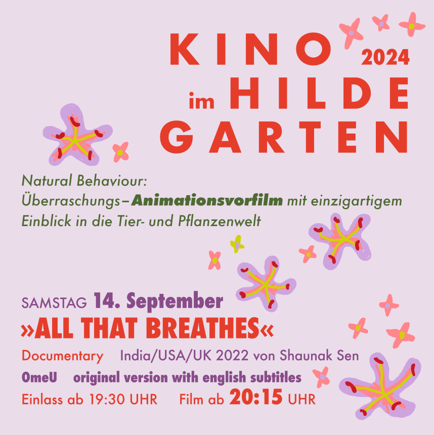 Open-Air Kino im Hildegarten "All That Breathes"