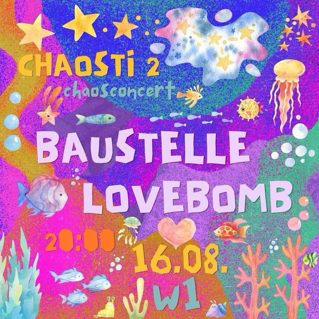 Konzert W1 Stau mit baustelle und lovebomb