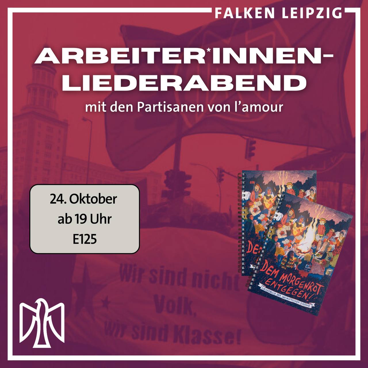 Arbeiter*innenliederabend mit den Partisanen von l’amour