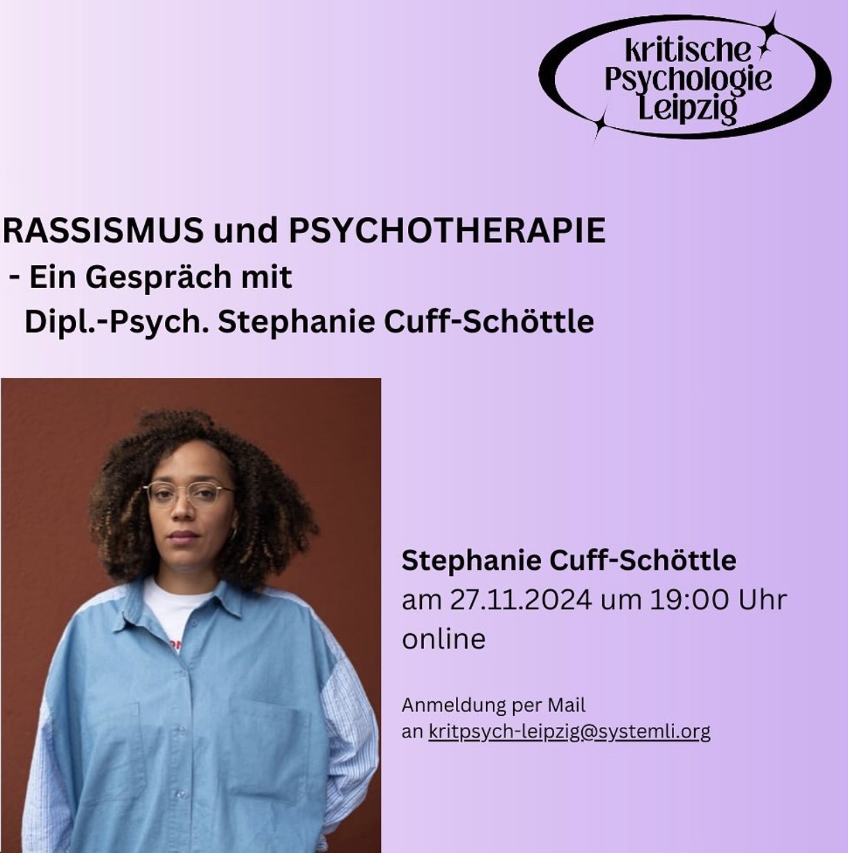 RASSISMUS und PSYCHOTHERAPIE - Ein Gespräch