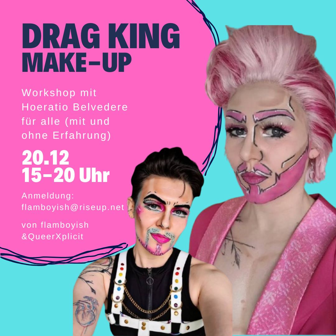 Drag King Makeup Workshop