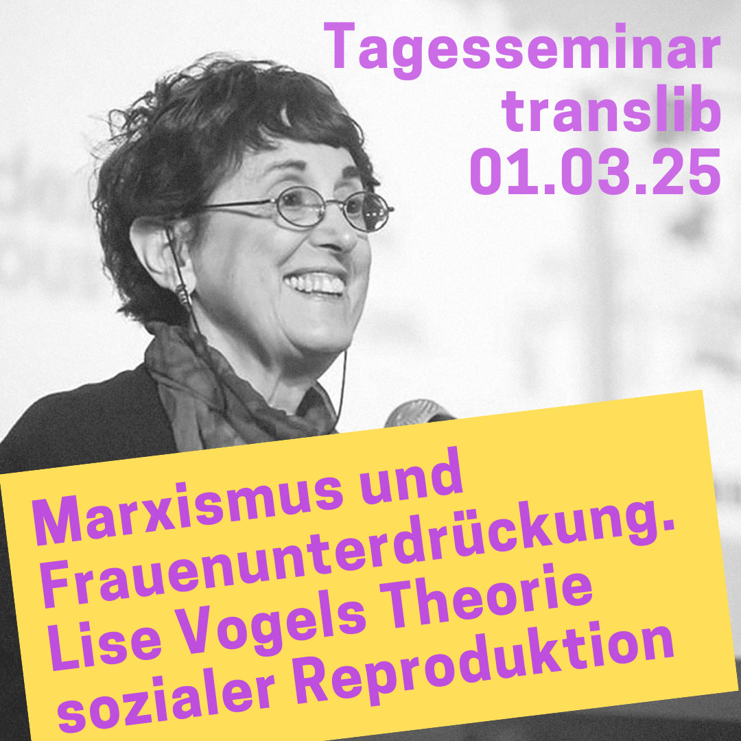 Marxismus und Frauenunterdrückung. Lise Vogels Theorie sozialer Reproduktion