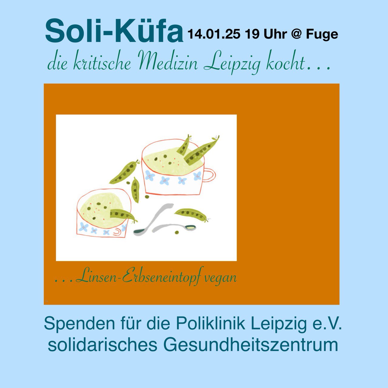 Soli-KüfA für Poliklinik Leipzig