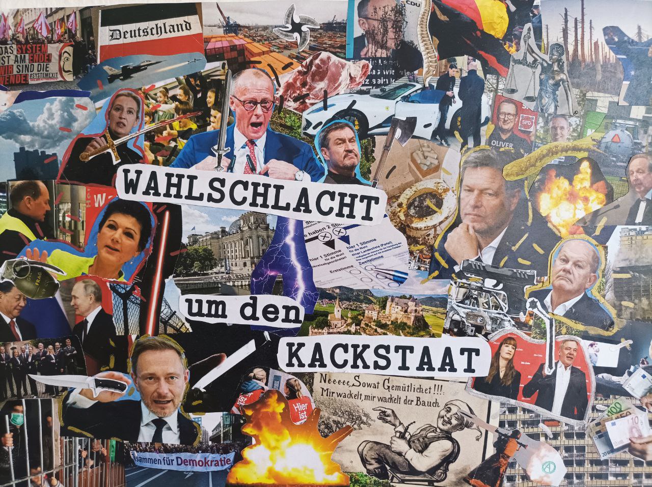 Wahlschlacht um den Kackstaat